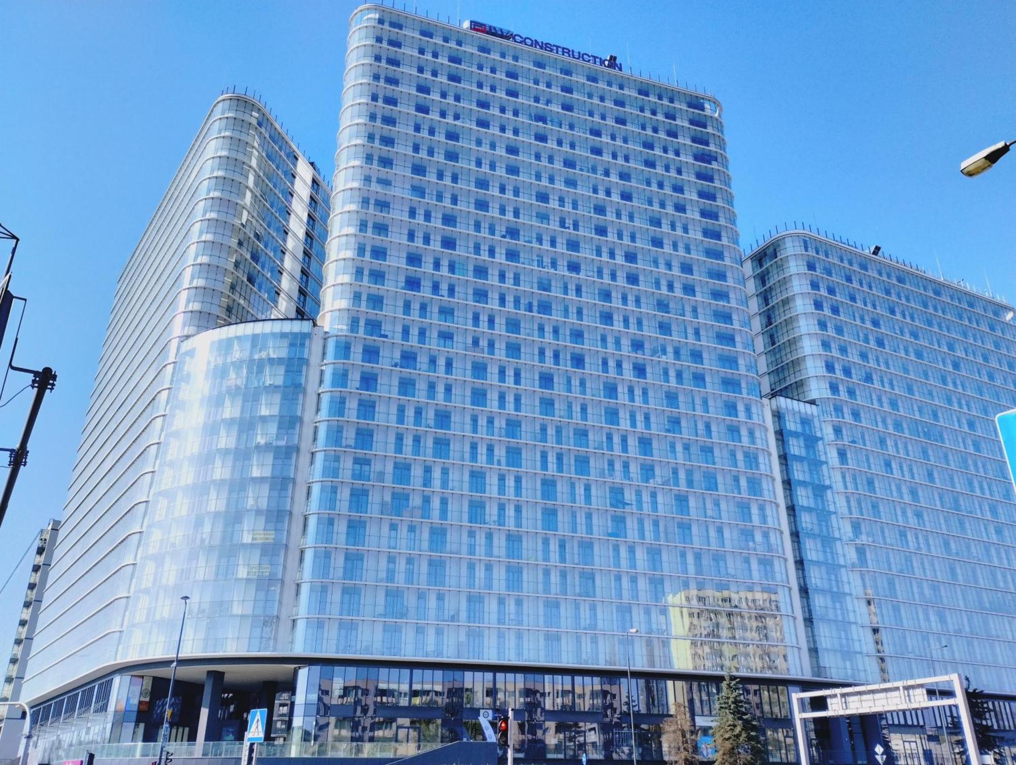 Kasprzaka 29 Wola Tower 3 Rooms, 80M2 16Th Floor, Free Garage By Perfect Apart ワルシャワ エクステリア 写真
